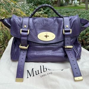 Mulberry Alexa in soft buffalo grape